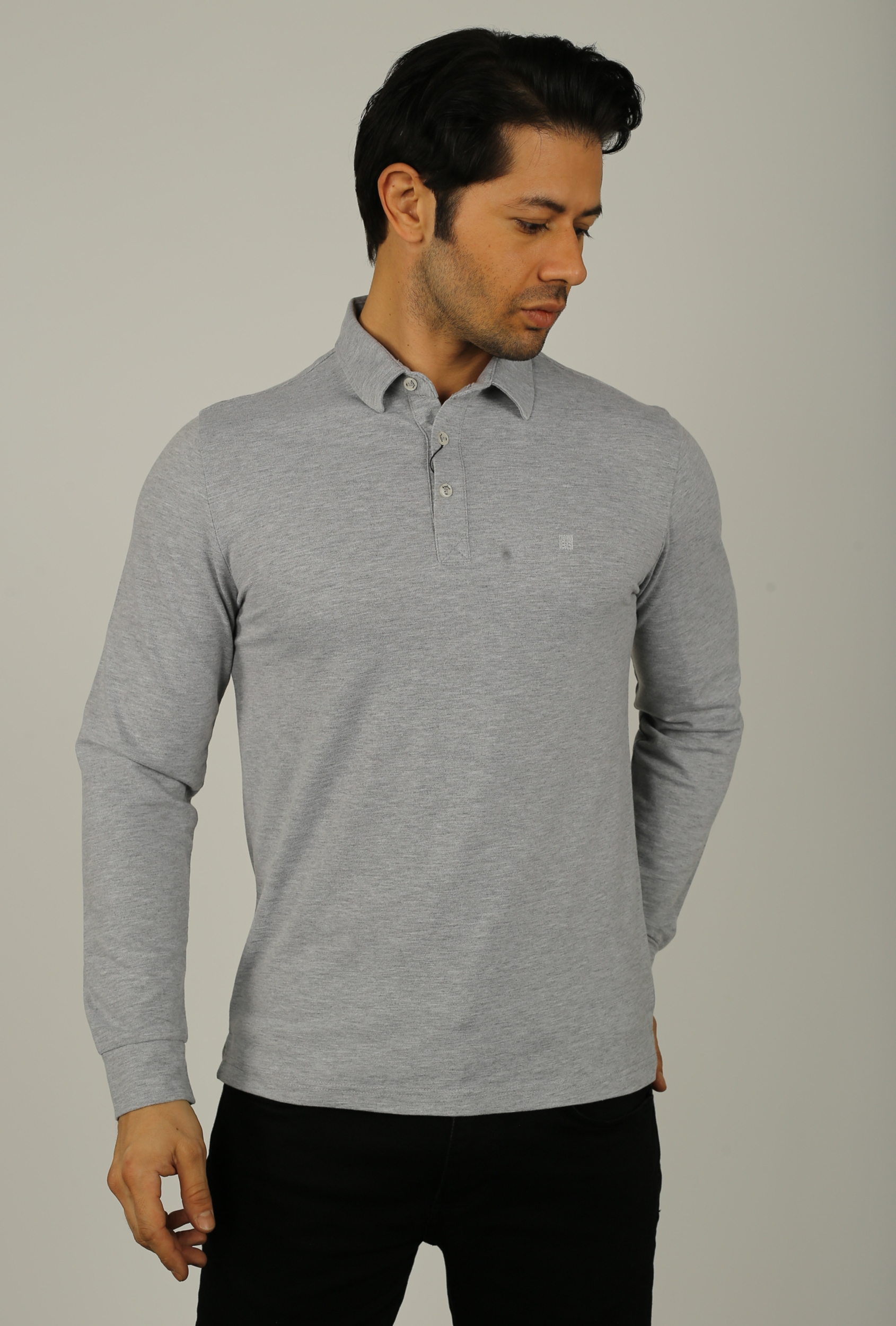 Resim BRANGO T-SHIRT GRİ MELANJ