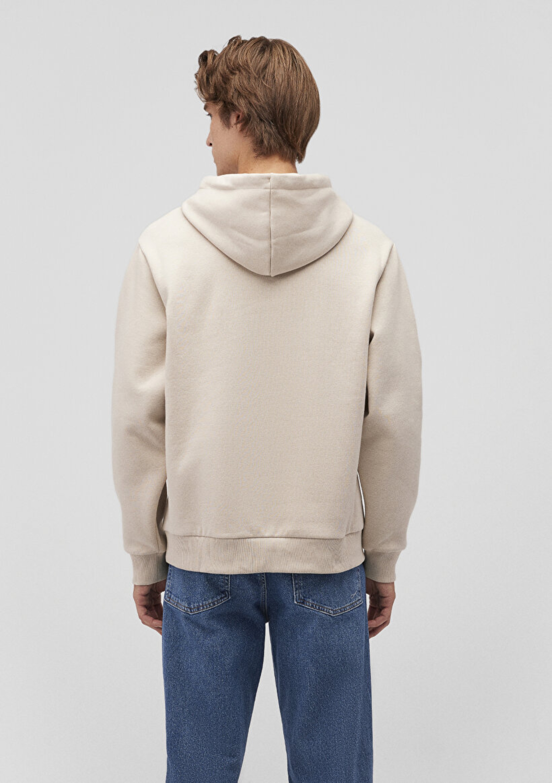 Resim MAVİ SWEATSHIRT BEJ