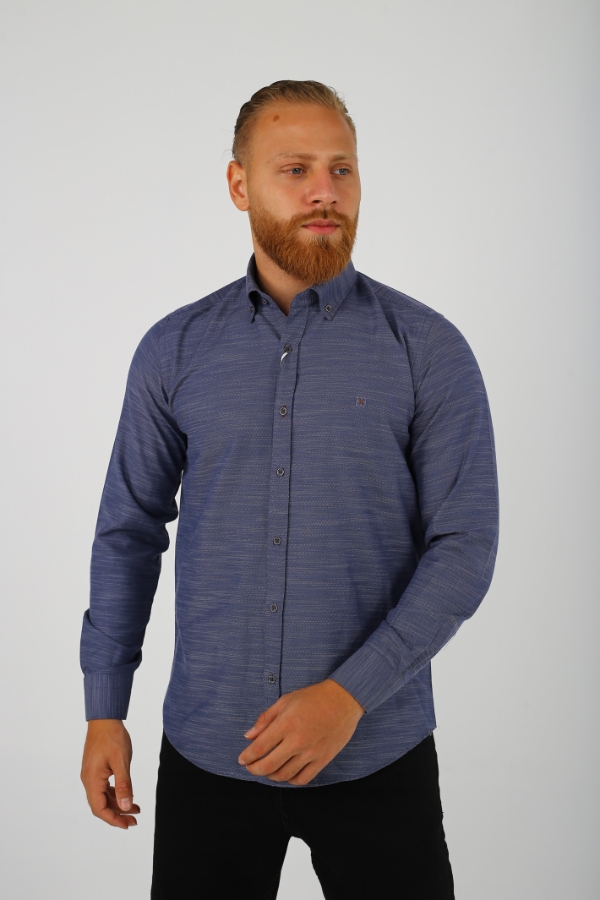 Resim BRANGO GÖMLEK LACİVERT