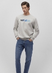 Resim MAVİ SWEATSHIRT GRİ MELANJ