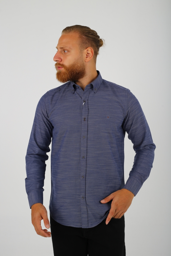 Resim BRANGO GÖMLEK LACİVERT