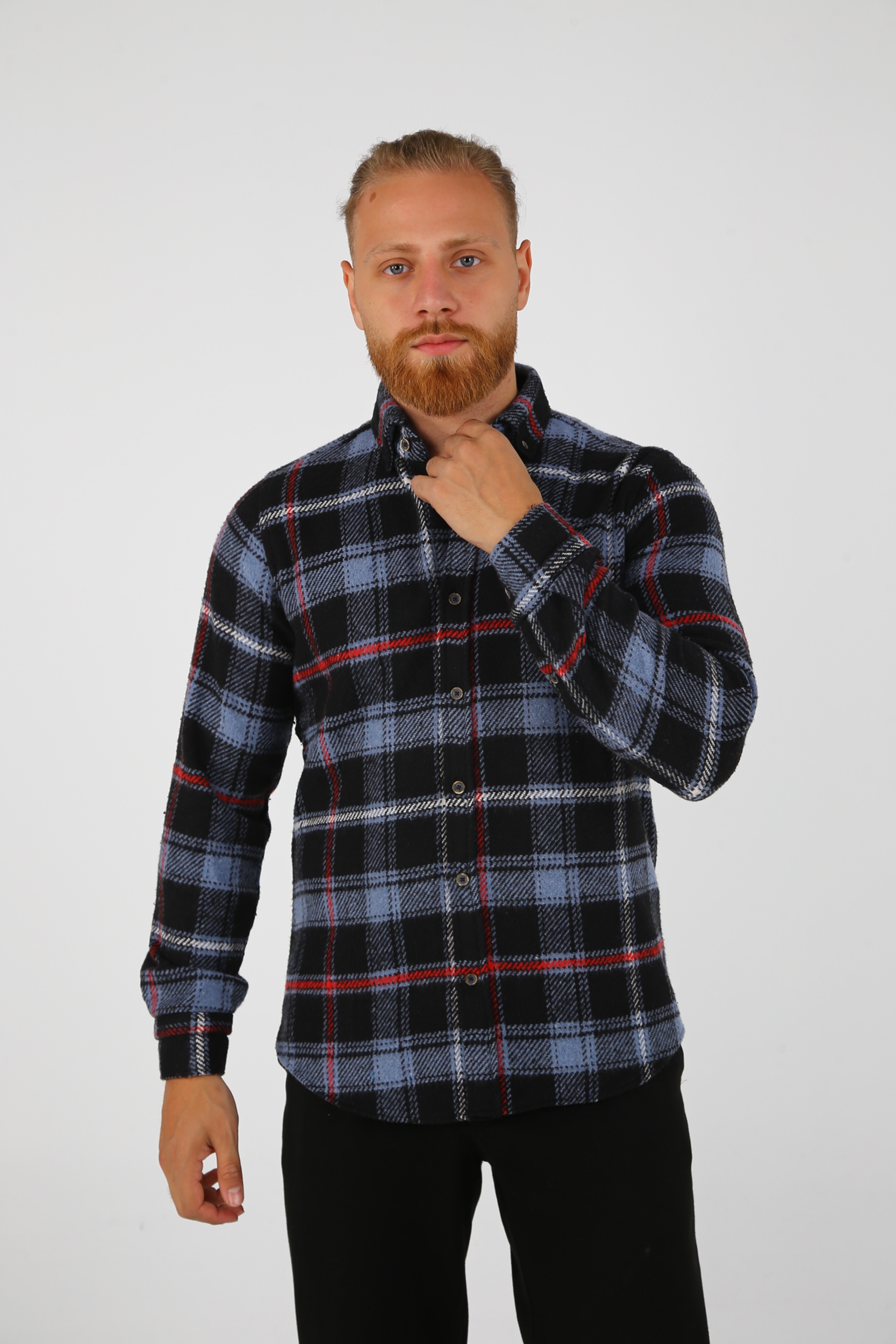 Resim BRANGO GÖMLEK LACİVERT