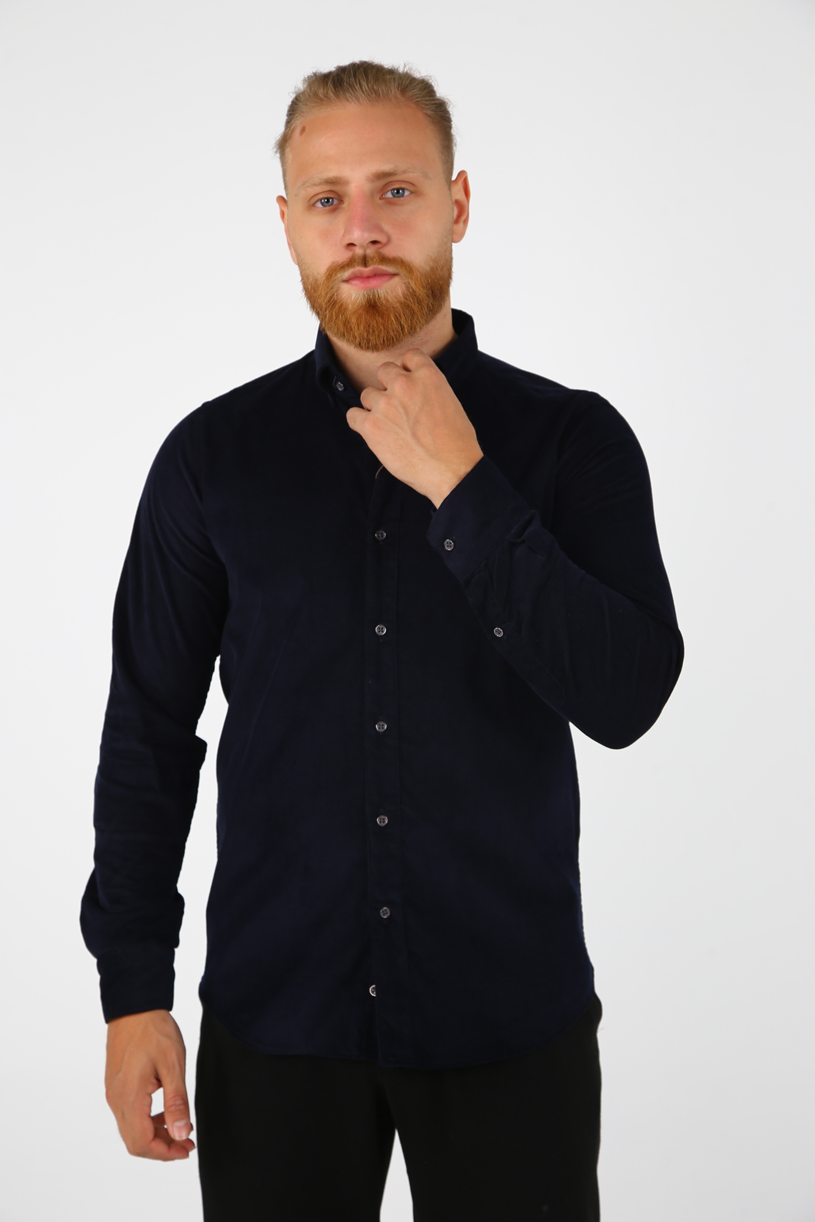 Resim BRANGO GÖMLEK LACİVERT