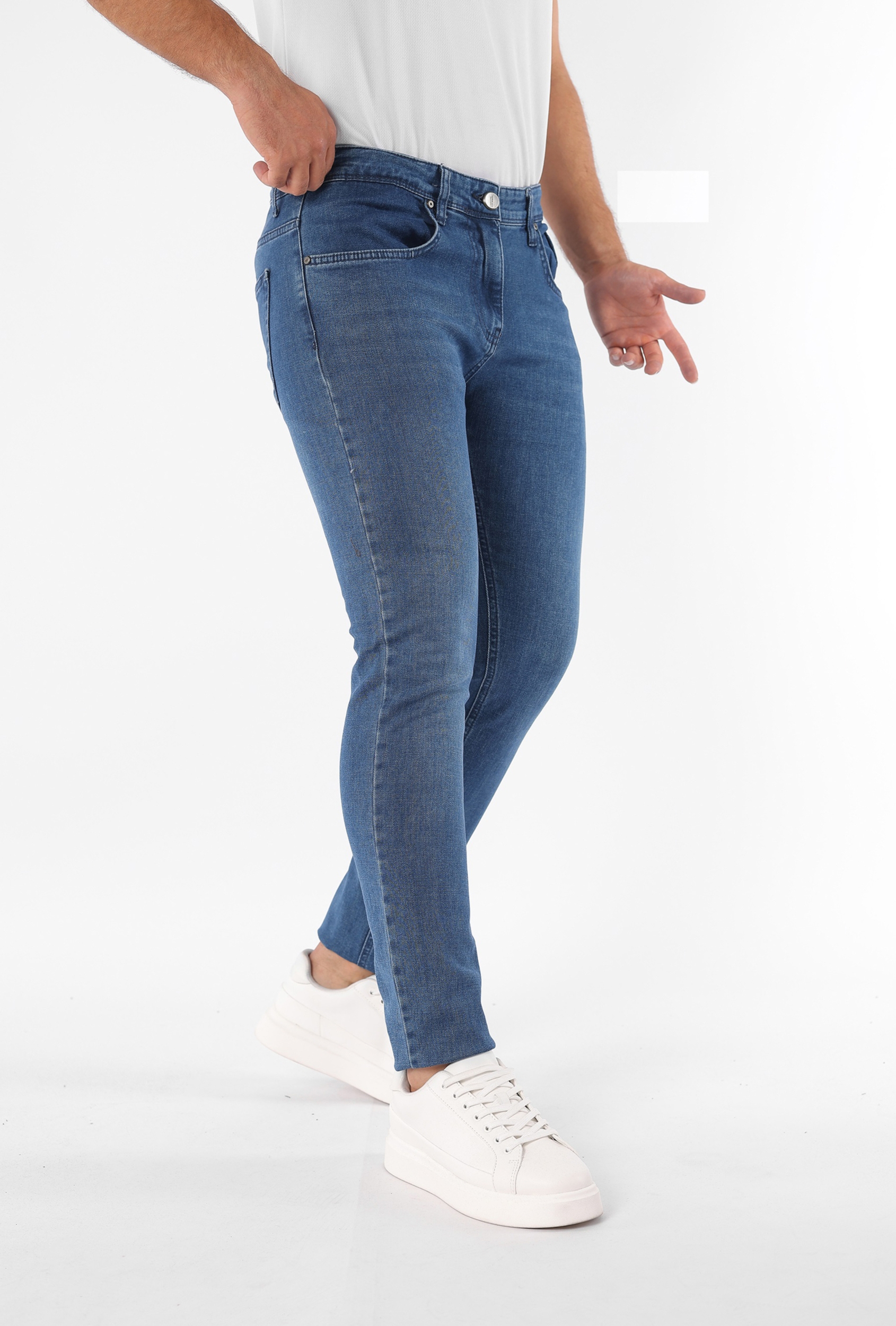Resim BRANGO JEAN PANTOLON TİNT MAVİ